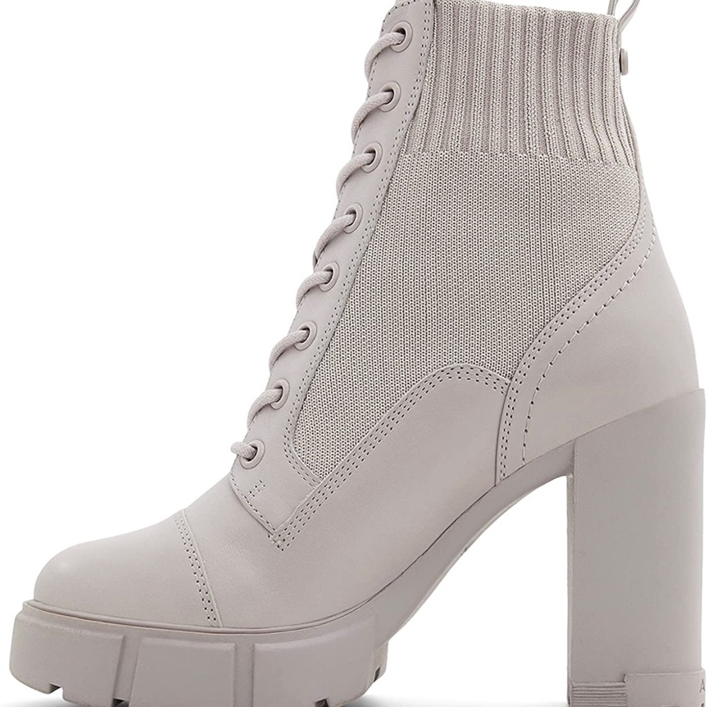 Aldo Women's Heeled Boots in Light Gray